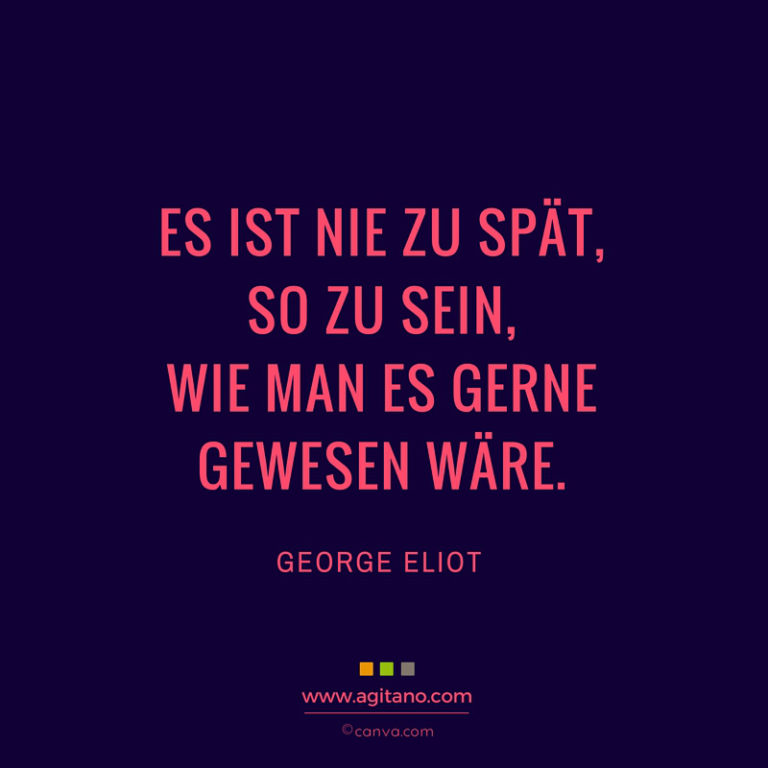 Eliot Es ist nie zu spät AGITANO